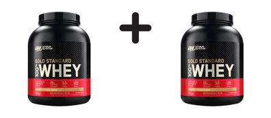 2 x Optimum Nutrition 100% Whey Gold Standard (5lbs) Caramel Toffee Fudge