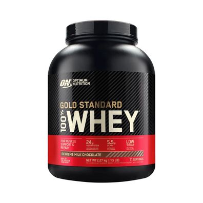 Optimum Nutrition 100% Whey Gold Standard (5lbs) Extreme Milk Chocolate