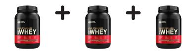 3 x Optimum Nutrition 100% Whey Gold Standard (2lbs) Extreme Milk Chocolate