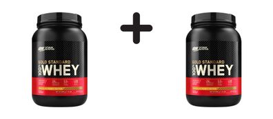 2 x Optimum Nutrition 100% Whey Gold Standard (2lbs) Chocolate Peanut Butter