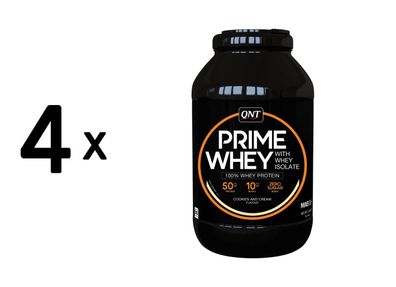 4 x QNT Prime Whey (2kg) Cookies and Cream