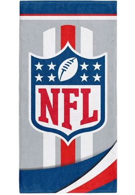 NFL Shield Strandtuch/Beachtowel Extreme American Football NFL Weiß-75x150cm
