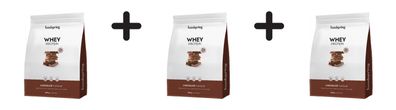 3 x foodspring Whey (2000g) Chocolate