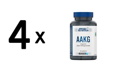 4 x Applied Nutrition AAKG - 120 caps