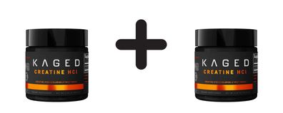 2 x Kaged Muscle C-HCl Creatine HCl, Fruit Punch - 75g