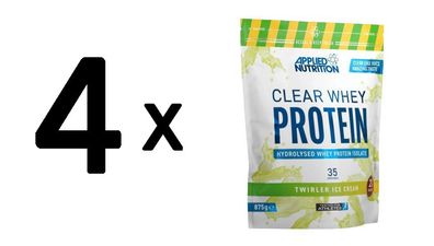 4 x Clear Whey Protein, Twirler Ice Cream - 875g