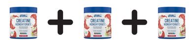 3 x Applied Nutrition Creatine Monohydrate, Cherry & Apple - 250g