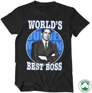 The Office World's Best Boss Organic T-Shirt Black