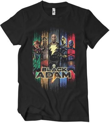 Black Adam Characters T-Shirt Black
