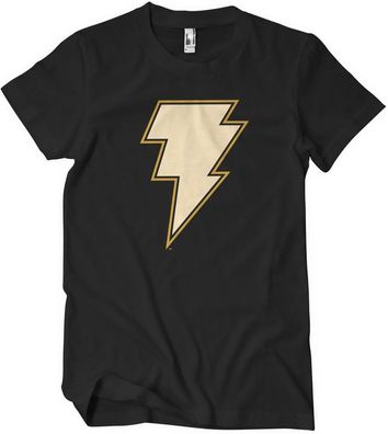 Black Adam Lightning Logo T-Shirt Black