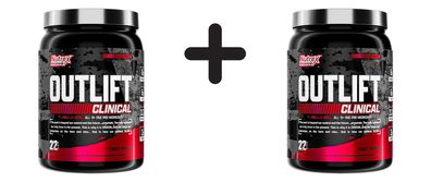 2 x Nutrex OutLift Clinical, Fruit Punch - 636g