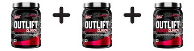 3 x Nutrex OutLift Clinical, Fruit Punch - 636g