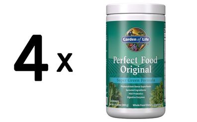 4 x Garden of Life Perfect Food Original - 300g