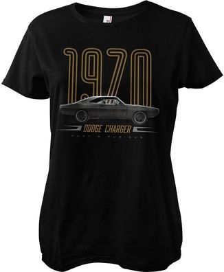 The Fast and the Furious 1970 US Car Charger Girly Tee Damen T-Shirt Black