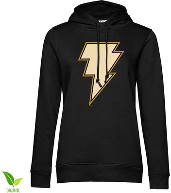 Black Adam Lightning Logo Girls Hoodie Damen Black