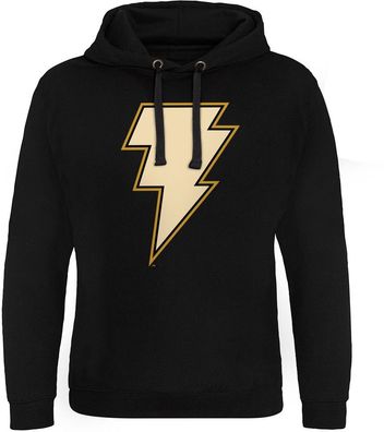 Black Adam Lightning Logo Epic Hoodie Black
