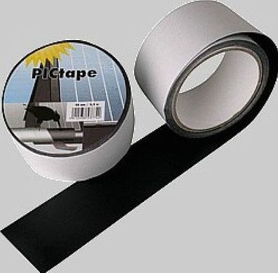 PIC Band Schutzband 50mm x 2,5m Solarisolierung schwarz, selbstklebend 1m=2,80