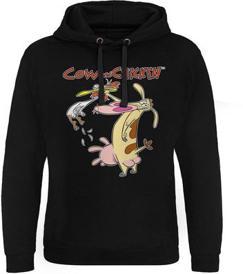 Cow And Chicken Epic Hoodie Black