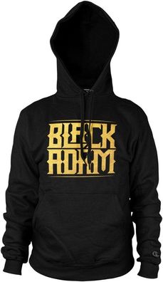 Black Adam Gold Logo Hoodie Black