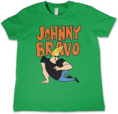 Johnny Bravo Kids T-Shirt Green