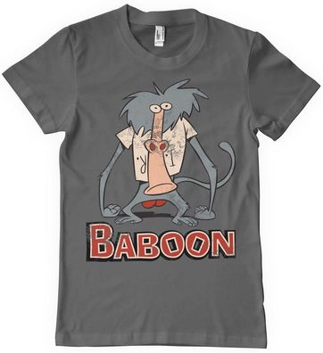 I Am Weasel - Baboon T-Shirt Darkgrey