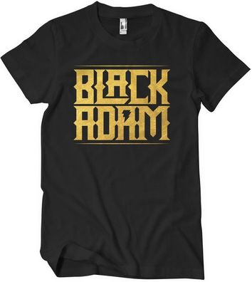 Black Adam Gold Logo T-Shirt Black