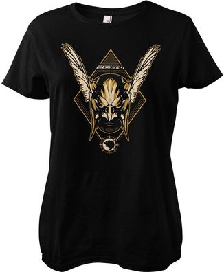 Black Adam Hawkman Girly Tee Damen T-Shirt Black