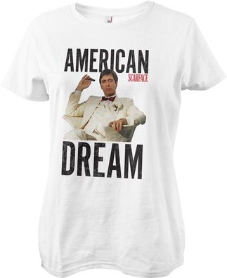 Scarface - American Dream Girly Tee Damen T-Shirt White