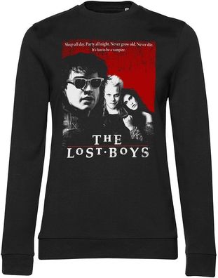 Lost Boys Girly Damen Sweatshirt Sweatshirt Black