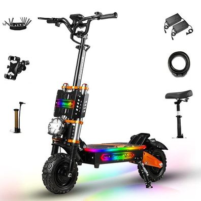 E-Scooter E-Roller 60V 43Ah Faltbarer Elektroroller LCD Display 120km Reichweite