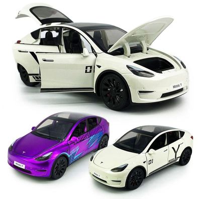 Model Y 1:24 Tesla Die Cast Modellauto Auto Spielzeug fur Kinder Sammlung