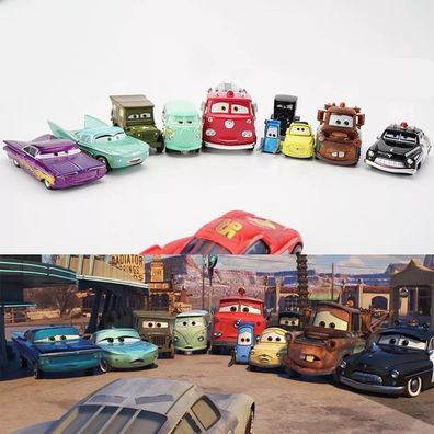 Disney Pixar Cars Lot Lightning McQueen 1:55 Diecast Model Car Toys Gift Loose