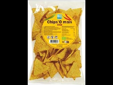 Pural 3x Chips'O maïs Chili 125g