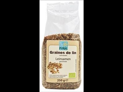 Pural 3x Leinsamen geschrotet 250g