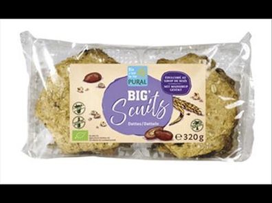 Pural 3x Big'Scuits Dattel 320g