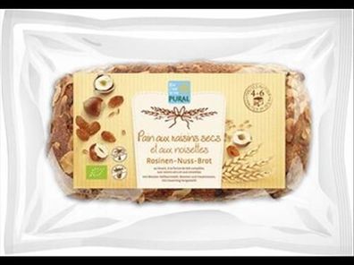 Pural 3x Rosinen-Nuss-Brot 620g