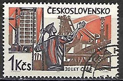 Tschechoslowakei gestempelt Michel-Nummer 1536