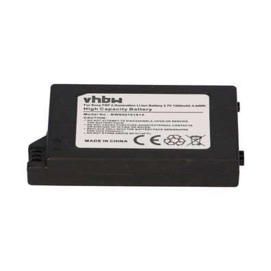 Akku kompatibel Sony PSP 2. Generation 1200mAh