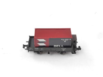 Minitrix N 15330 offener Güterwagen Rungenwagen Club-Modell 2003 / NEM