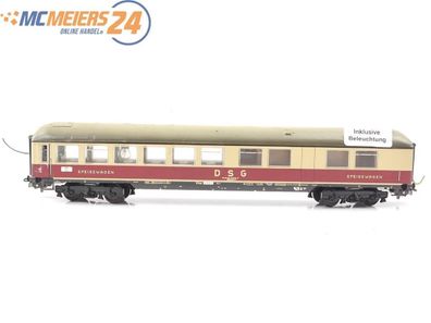 Märklin H0 4087 Personenwagen Speisewagen 80 114-6 DSG / Licht Blech