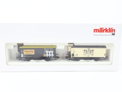 Märklin H0 31636 Güterwagen-Set 2-tlg. m. Brhs. "Weinessig" 513 716/717 / NEM