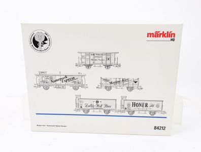 Märklin H0 84212 Güterwagen-Set 5-tlg. "Naturpark obere Donau" / NEM