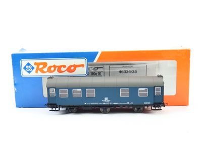Roco H0 46335 Personenwagen Wohn-Schlafwagen für Bauzug 24 837 DB / Licht NEM