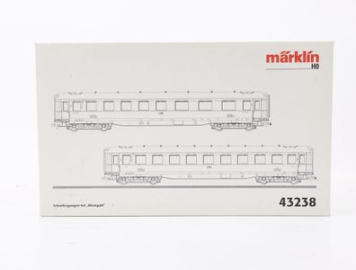 Märklin H0 42269 Personenwagenset 2-tlg. Schnellzugwagen "Rheingold" DB / Licht