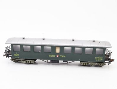 Fleischmann H0 1417 Personenwagen Abteilwagen 3. Klasse B 9514 SBB / Blech
