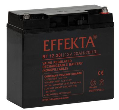 Effekta BT 12-20i Blei-Vlies Akku AGM VRLA 12V 20Ah