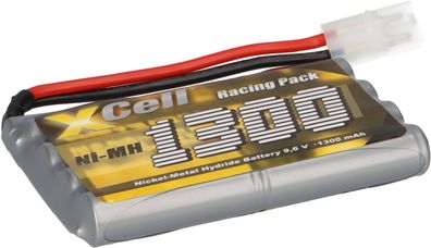 XCell RC-Pack 9,6V / 1300mAh - L4x2 Tamiya-Stecker Zelle AA