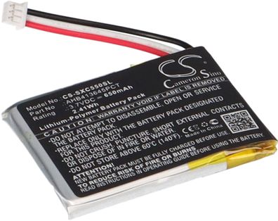 Akku kompatibel Sennheiser PXC 550 AHB413645PCT 650mAh