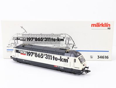 Märklin H0 34616 E-Lok "HCB 197'865'311to-km*" BR 460 014-4 SBB CFF FFS / Delta