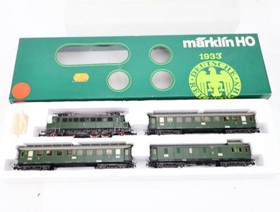 Märklin H0 2850 Personenzugset 4-tlg. Elektrolok BR E04 14 DRG mit Personenwagen